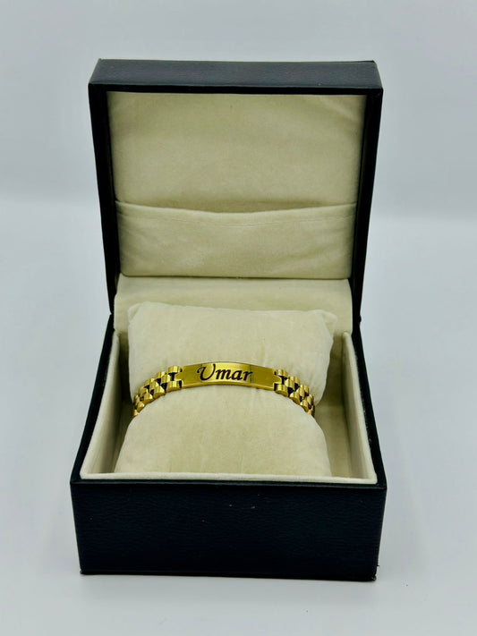 Engraved Name Bracelet